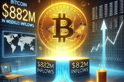 wp header logo 323 Bitcoin Dominates $882M Weekly Crypto Inflows While Sui Quietly Overtakes Solana