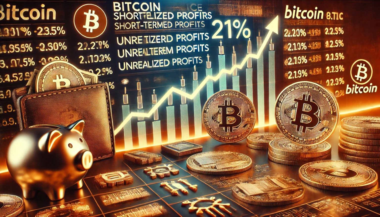 wp header logo 524 Bitcoin STH Unrealized Profits Reach 21% – Is There Room To Grow?