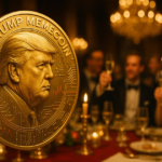 wp header logo 706 TRUMP gala dinner attendees dump tokens after event as price falls 8% amid protests
