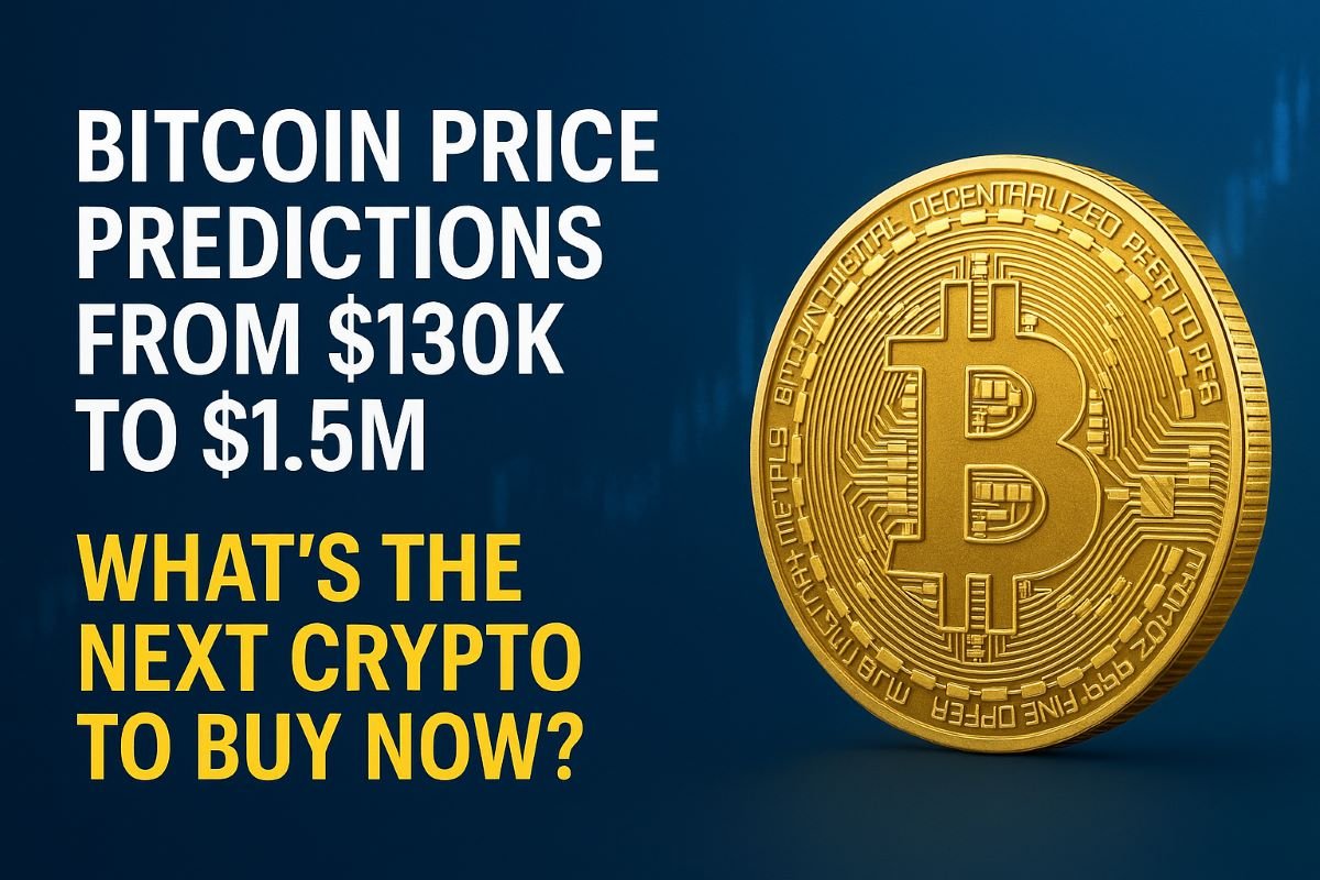 wp header logo 927 Bitcoin Price Predictions from $130K to $1.5M: What’s the Next Crypto to Buy Now?