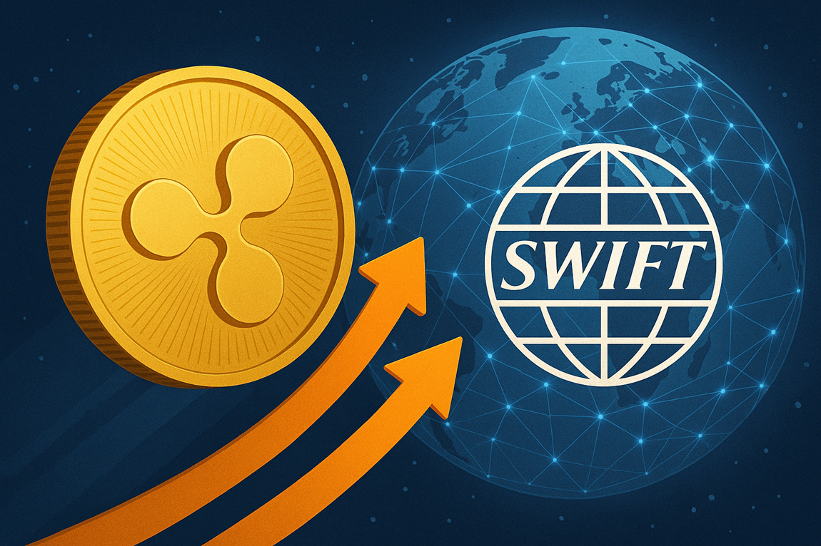 wp header logo 412 XRP To Capture 14% Of SWIFT’s Volume, Says Ripple CEO