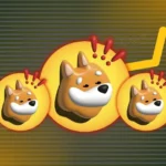 Chart showing BONK price rally and symmetrical triangle breakout with bullish indicators