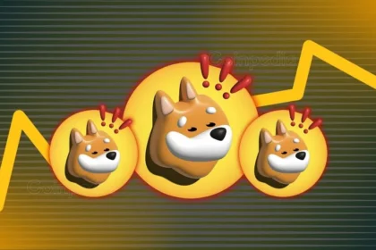 Chart showing BONK price rally and symmetrical triangle breakout with bullish indicators