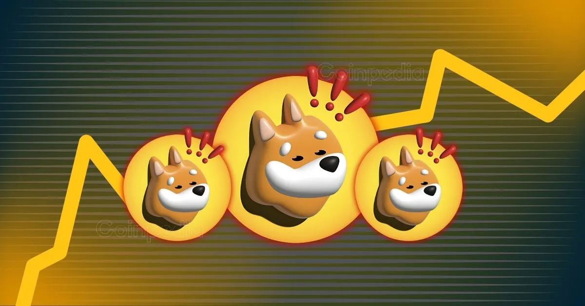 Chart showing BONK price rally and symmetrical triangle breakout with bullish indicators