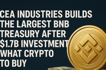 wp header logo 1032 CEA Industries Builds the Largest BNB Treasury After $1.7B Investment: What Crypto to Buy