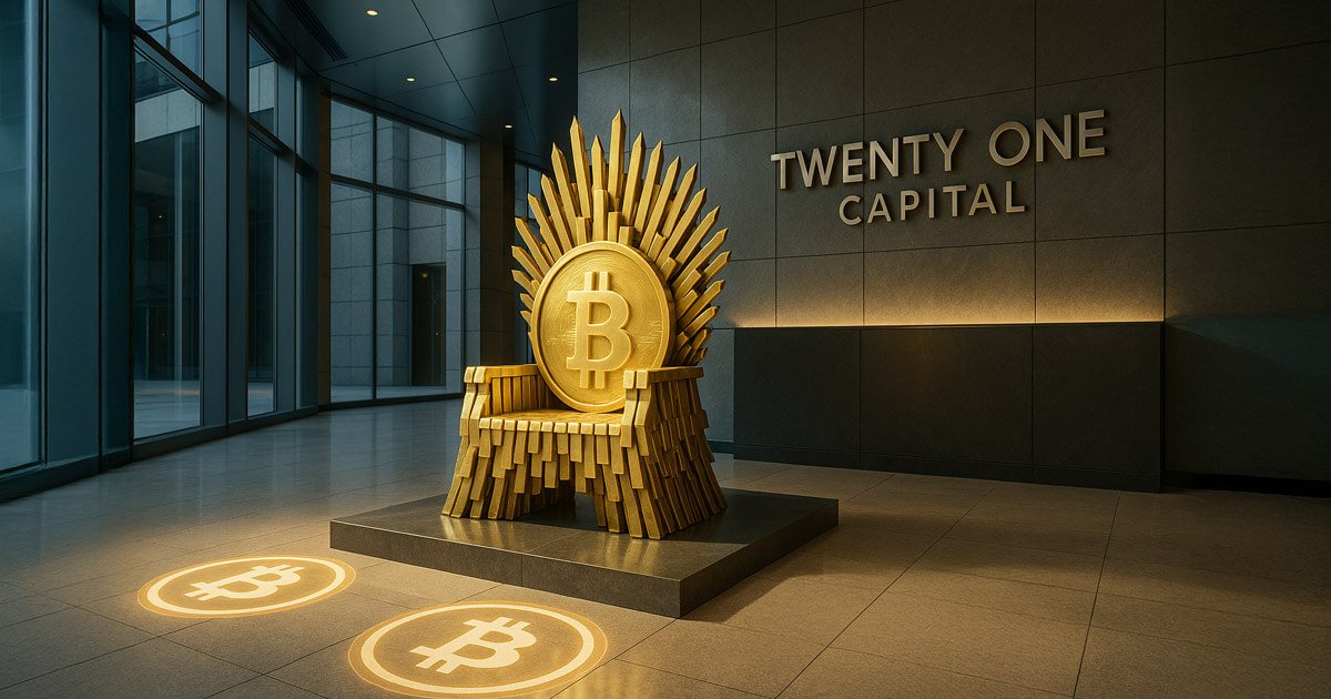 wp header logo 1041 Twenty One Capital rises to 3rd largest Bitcoin holder following 5,800 BTC boost from Tether