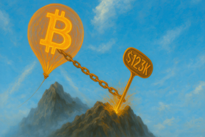 wp header logo 520 Options gamma pin at $123k holds Bitcoin in a tight range after new ATH