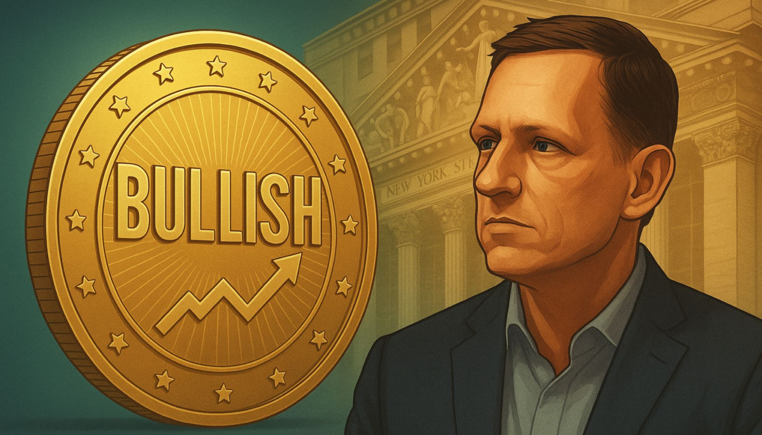 wp header logo 714 Peter Thiel’s Crypto Bet ‘Bullish’ Targets Wall Street With NYSE Listing