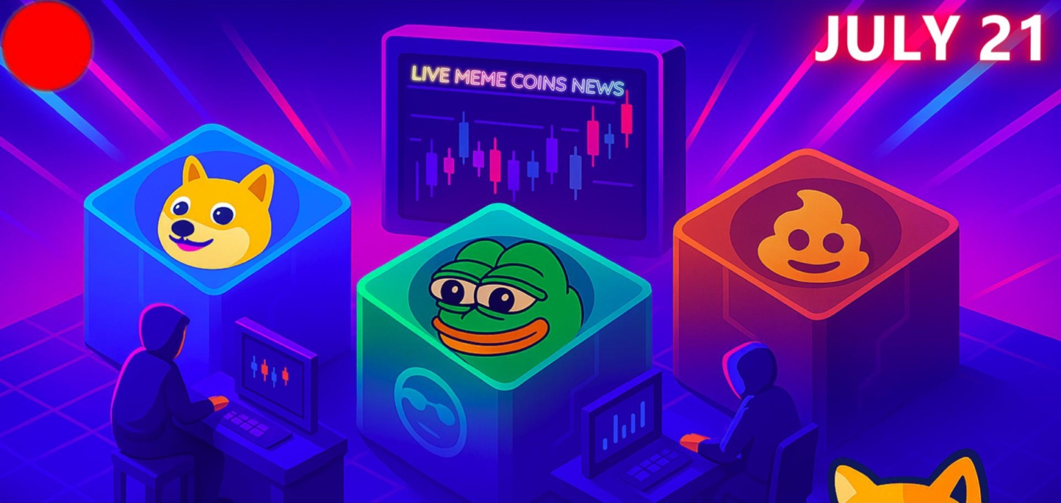 wp header logo 742 Best Meme Coins Live News Today: Latest Opportunities & Updates (July 21)