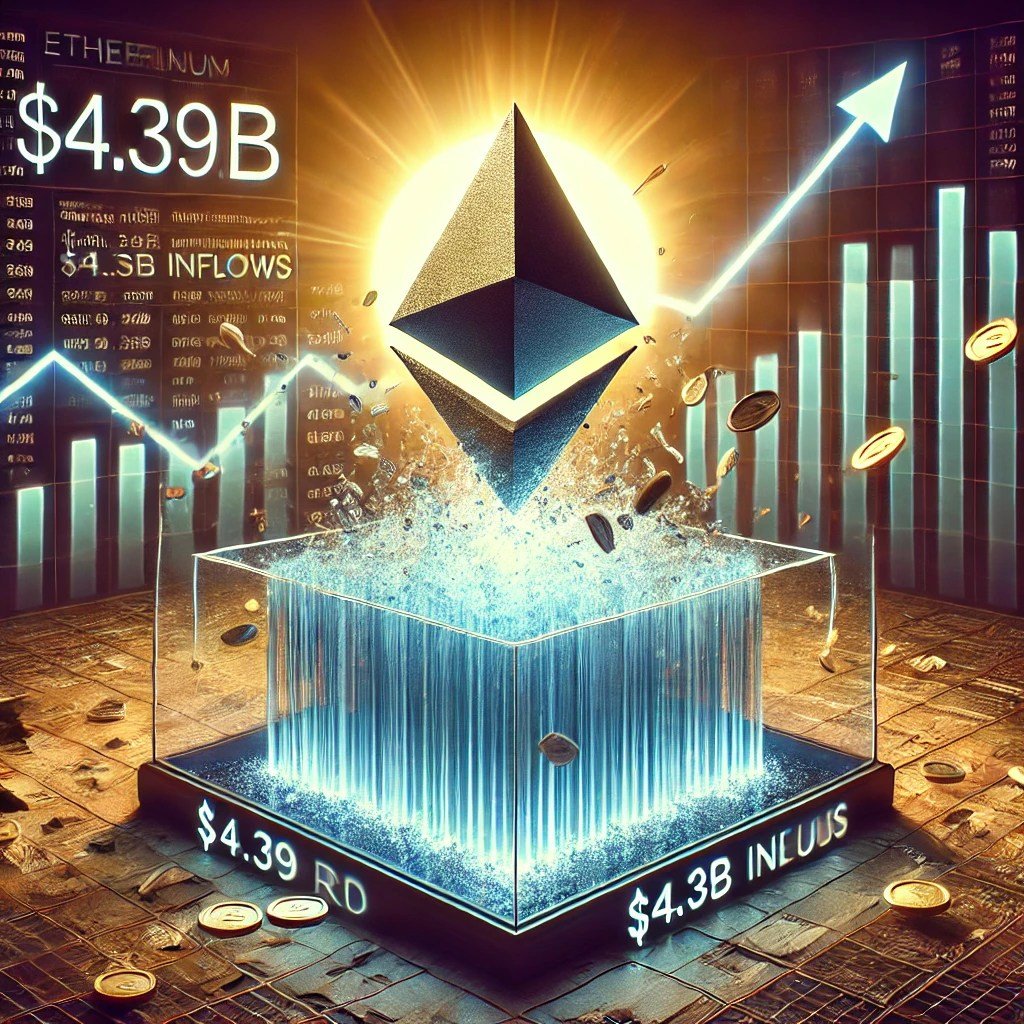 wp header logo 789 Ethereum Breaks Records as Crypto Funds See $4.39B Inflows