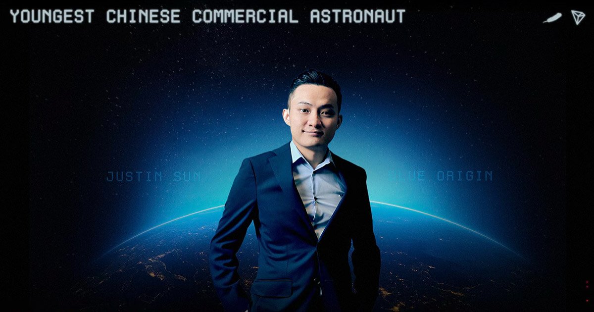 wp header logo 803 Justin Sun to Become Youngest Chinese Commercial Astronaut with Blue Origin’s New Shepard