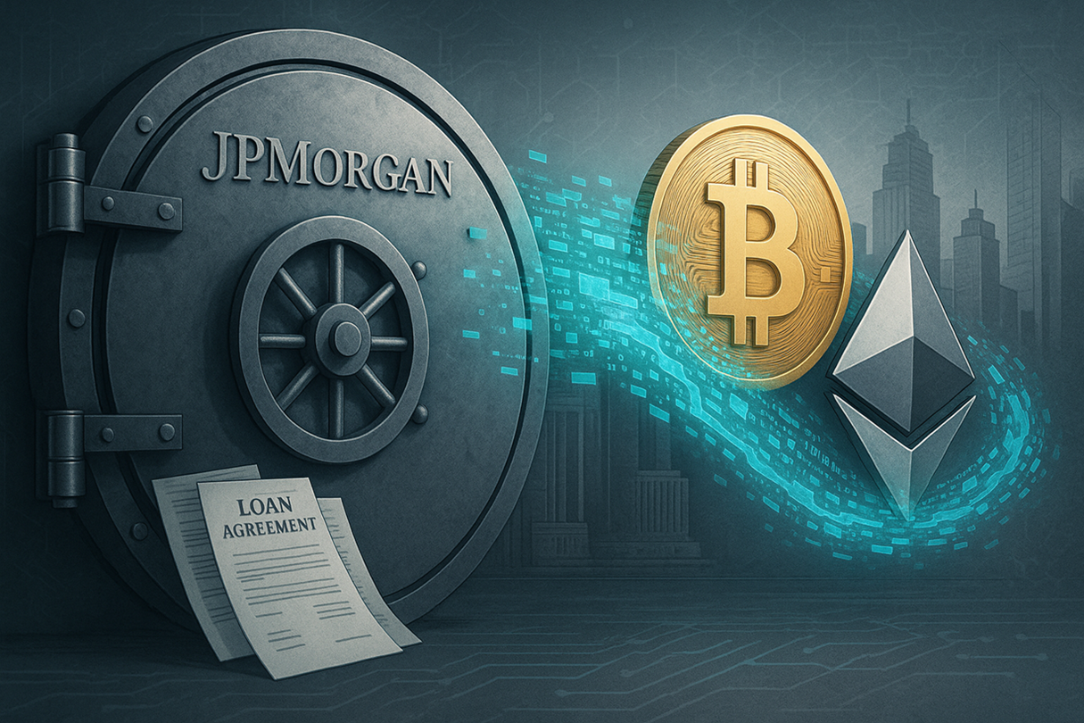wp header logo 829 Bitcoin, Ethereum To Back Loans? JPMorgan Explores Bold New Option