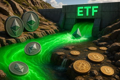 wp header logo 889 Ethereum ETFs eclipse Bitcoin funds with $1B inflow streak on anniversary week