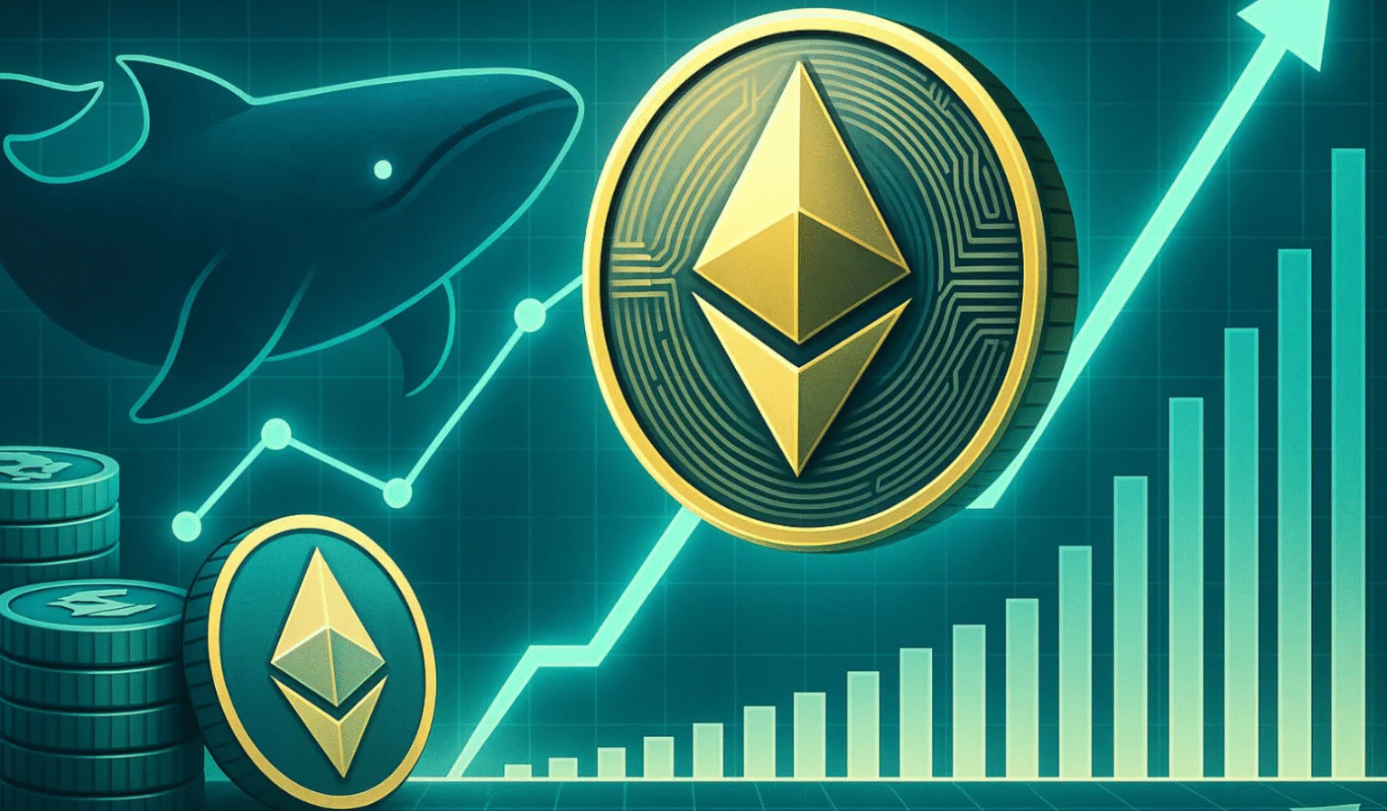 wp header logo 1216 Ethereum in Crescita: Whales Accumulano ETH per 946,6 Milioni di Dollari in Una Settimana