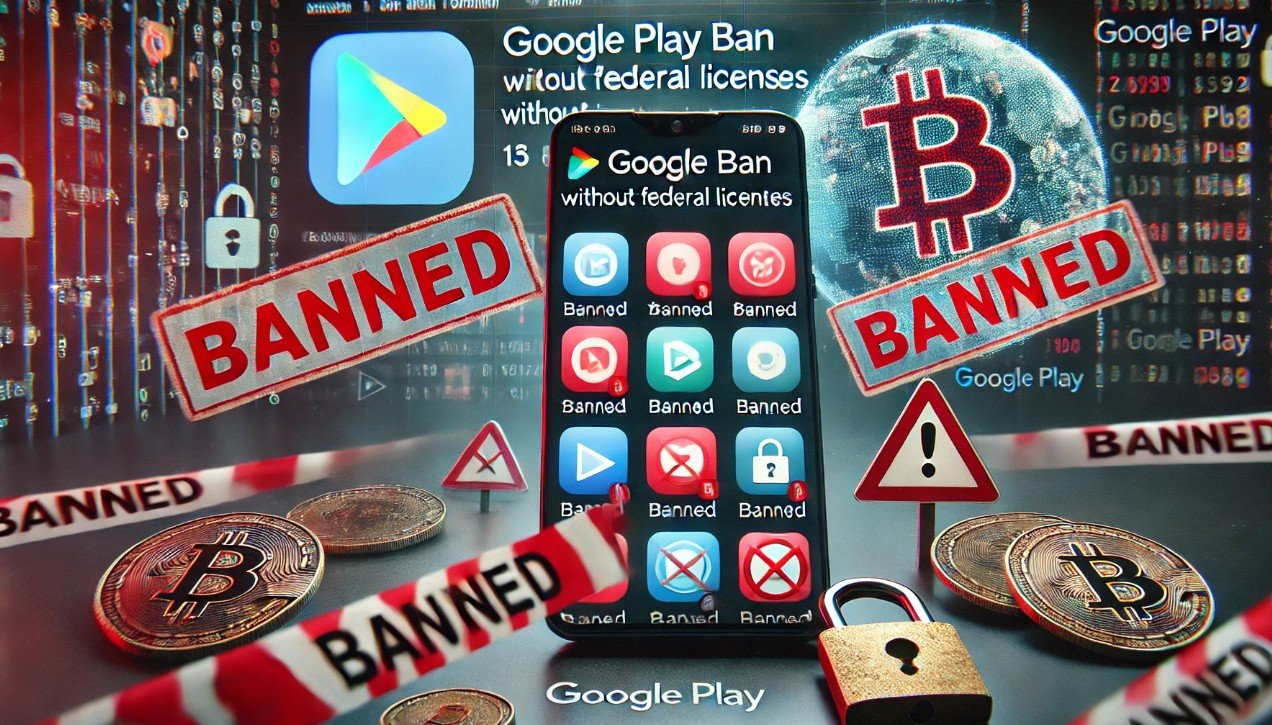 wp header logo 1400 Crypto Wallets Face Google Play Ban Without Federal Licenses Across 15 Jurisdictions