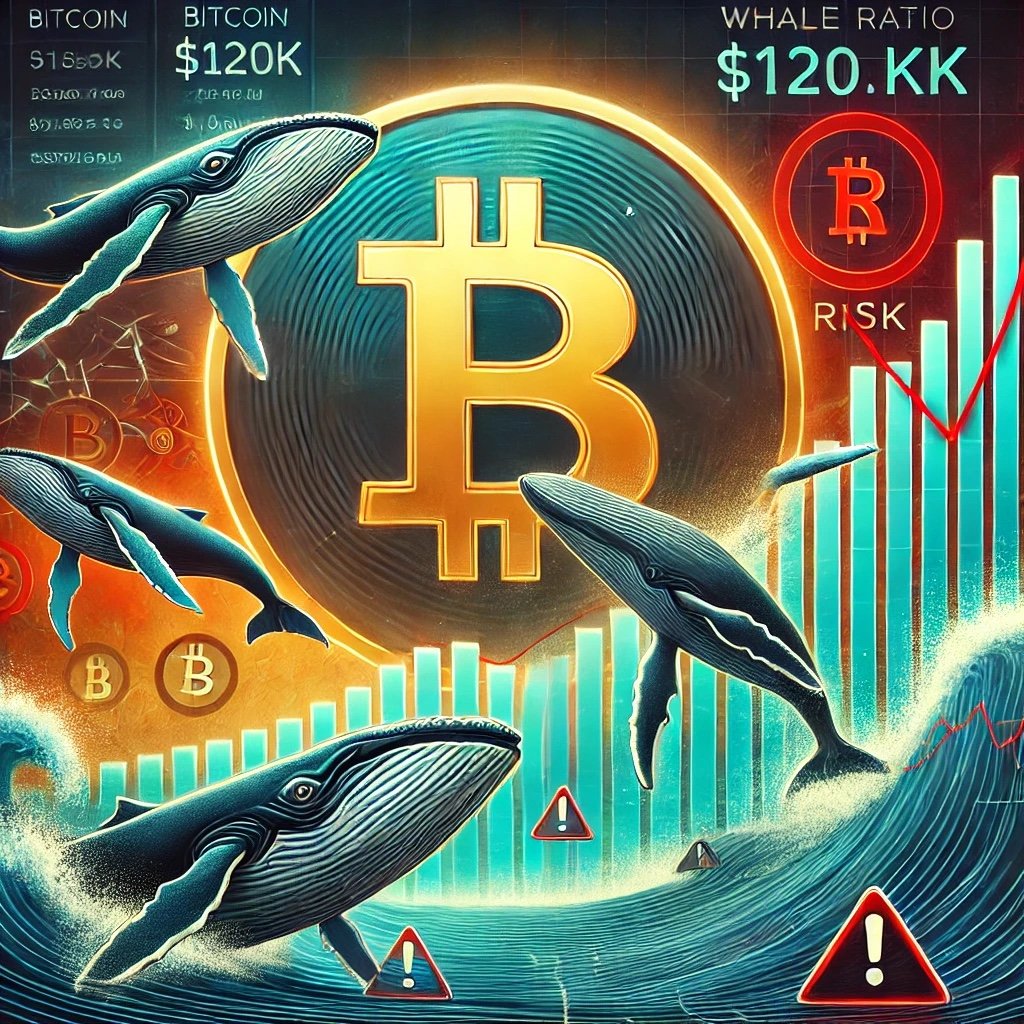 wp header logo 1508 Bitcoin Pulls Back Below $120K After New ATH as Whale Ratio Hits Risk Levels