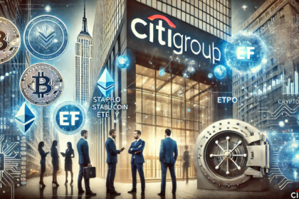 wp header logo 1526 Citigroup Executive Confirms Plans To Offer Stablecoin And Crypto ETF Custody