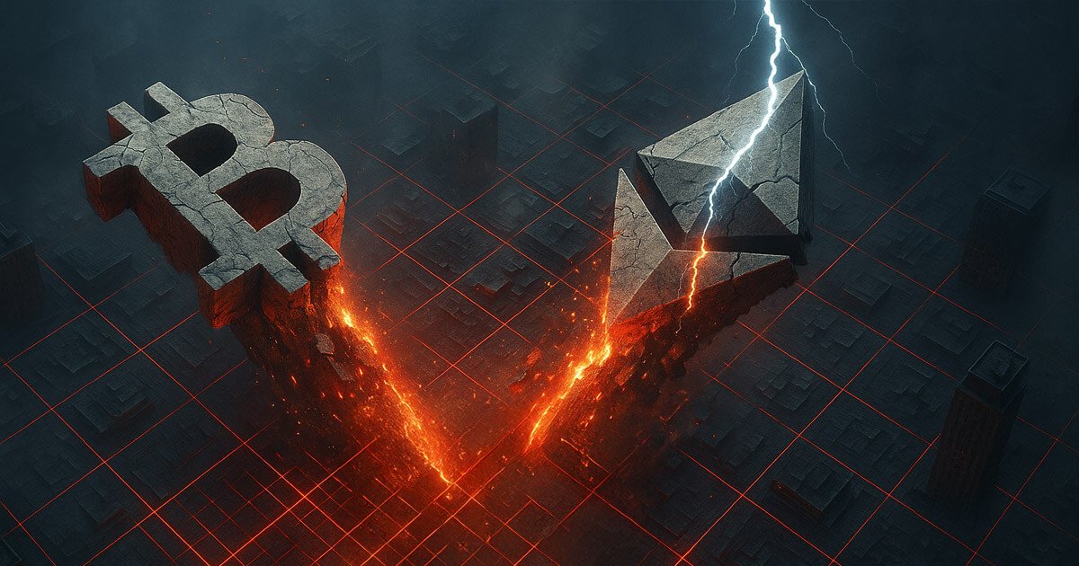 wp header logo 2004 US Bitcoin and Ethereum ETFs face $1 billion outflow amid market dip