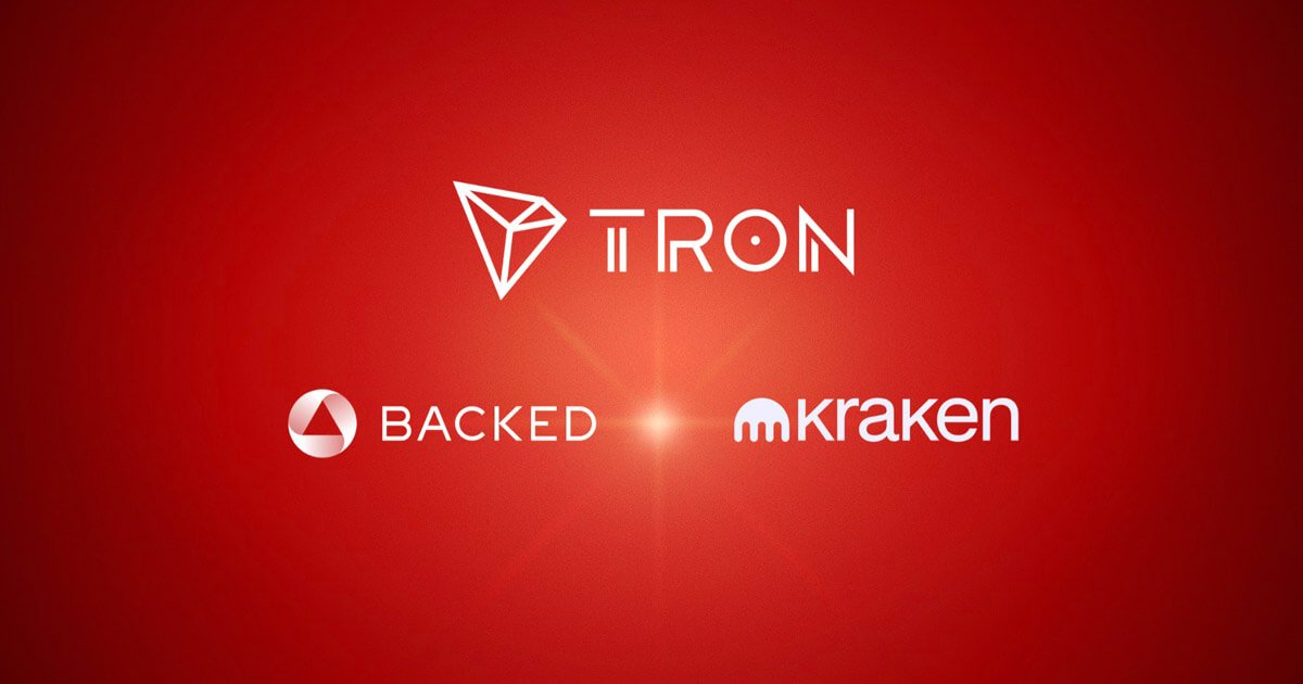 wp header logo 2011 Kraken and Backed Announce Strategic Collaboration with TRON DAO to Broaden Access to Tokenized Equities