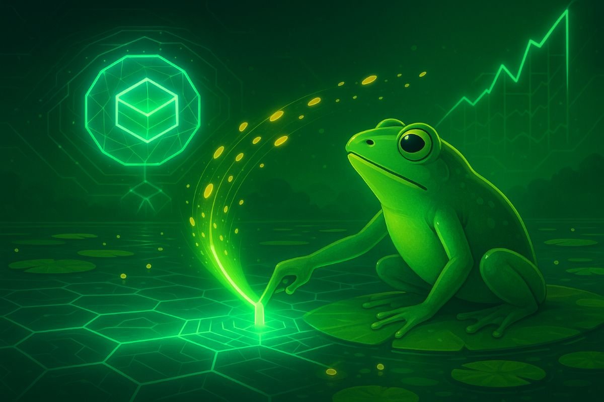 wp header logo 2012 Little Pepe Raises $22.1M for EVM Layer-2 as Frog-Themed Memecoins Hold a $5.6B Niche