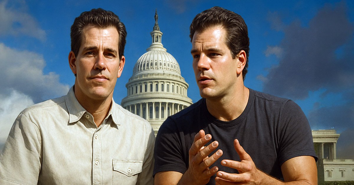 wp header logo 2061 Winklevoss twins donate $21M to new crypto PAC targeting 2026 midterms