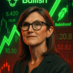 wp header logo 2067 Cathie Wood’s Ark Invest Scoops Up $37M in Bullish and Robinhood: A Bold Bet on Crypto’s Future?