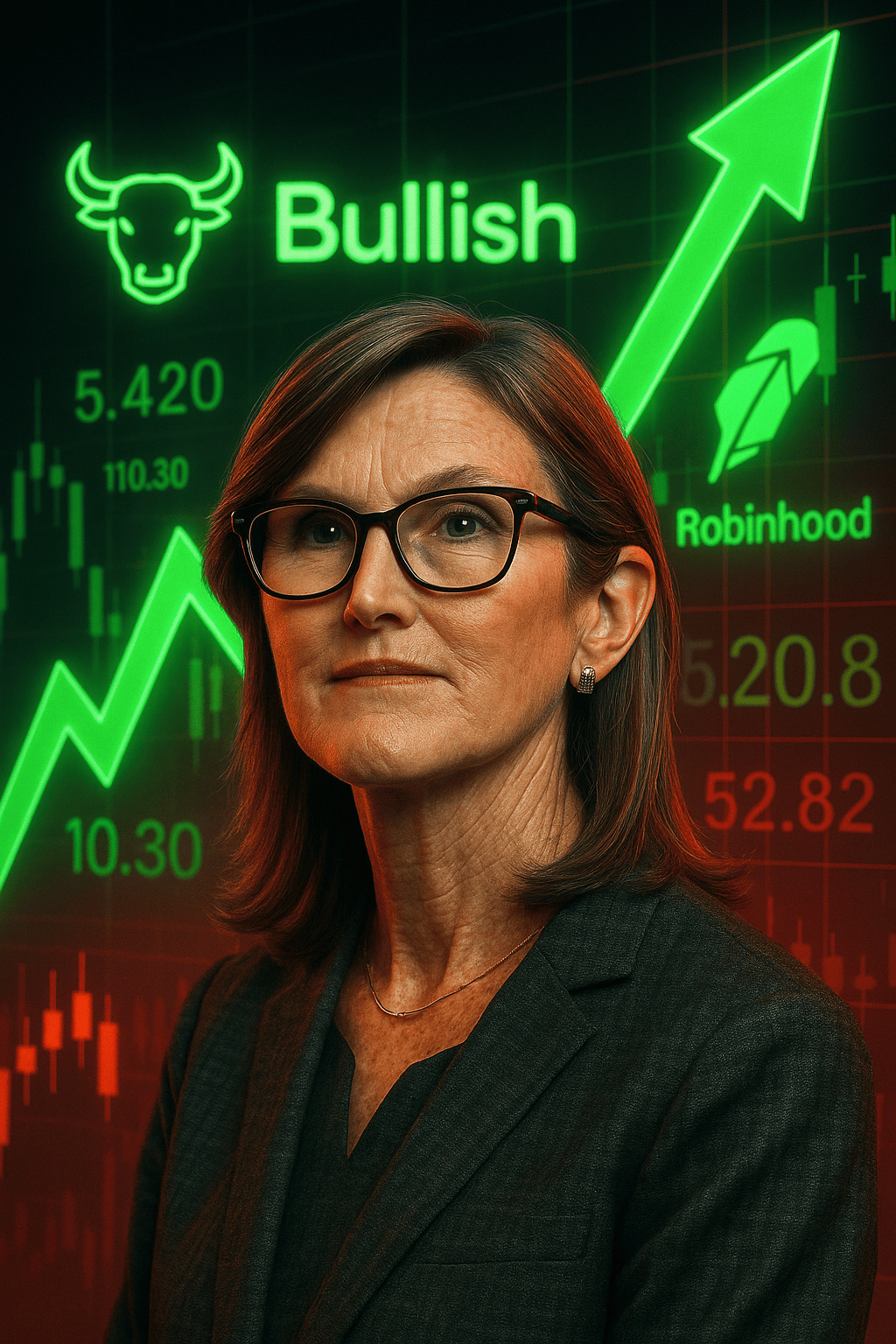 wp header logo 2067 Cathie Wood’s Ark Invest Scoops Up $37M in Bullish and Robinhood: A Bold Bet on Crypto’s Future?