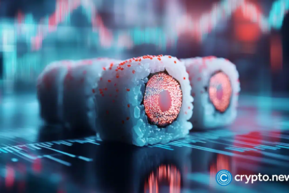 wp header logo 2192 Sushi price holds key fibonacci support as bulls target $0.93