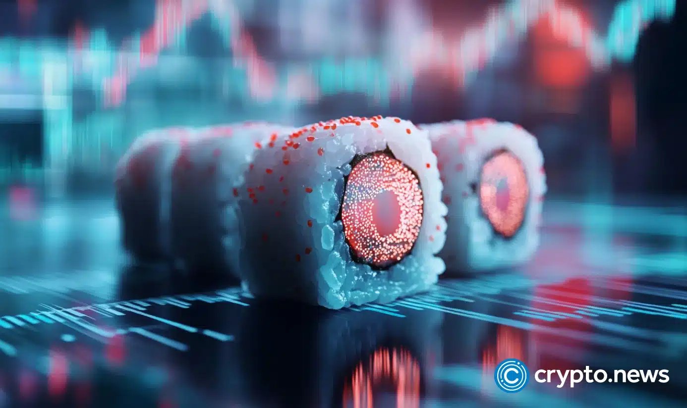 wp header logo 2192 Sushi price holds key fibonacci support as bulls target $0.93