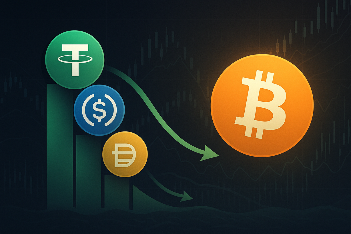 wp header logo 2863 Bitcoin Liquidity Weakens As Stablecoin Growth Drops To $1.1 Billion