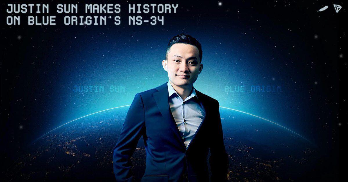 wp header logo 371 Justin Sun Makes History as Youngest Chinese Commercial Astronaut with Blue Origin’s NS-34 Spaceflight