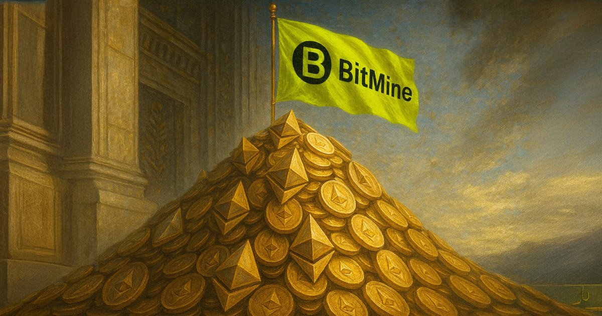 wp header logo 425 BitMine buys 833k ETH in 35 days to leapfrog SharpLink, stunning Wall St with $1.6B trading volume