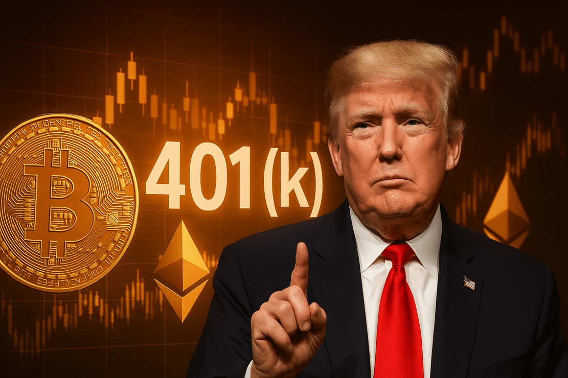 wp header logo 860 Crypto Set For $1.25 Trillion Tsunami As Trump Opens 401(k) Floodgates