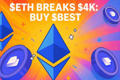 wp header logo 974 Ethereum Breaks Past $4K with Momentum Building – Why $BEST Could Be the Next Big Winner