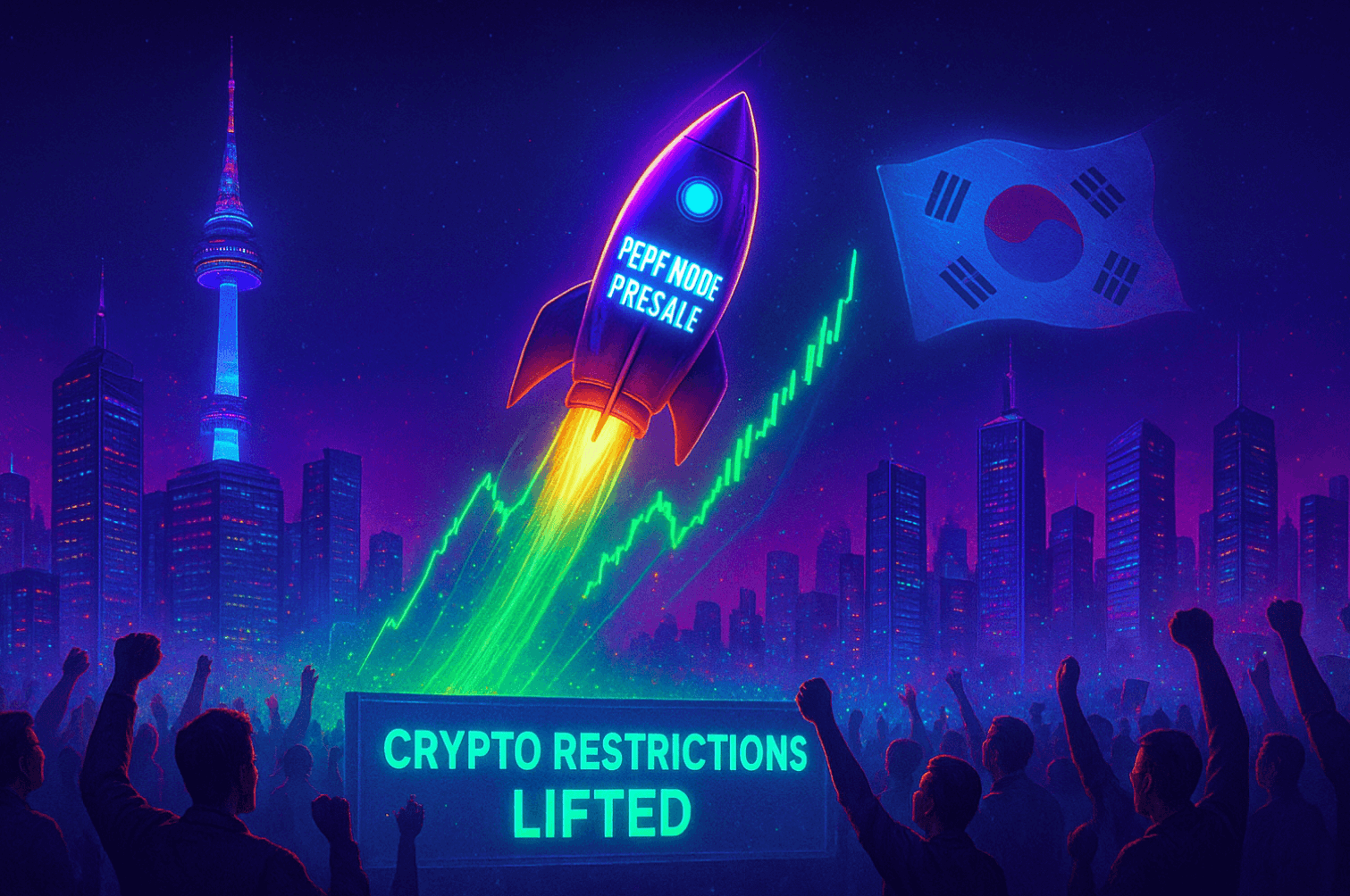 wp header logo 1066 South Korea Lifted Crypto Restrictions for Venture Companies, Hyping Up Pepenode’s Presale