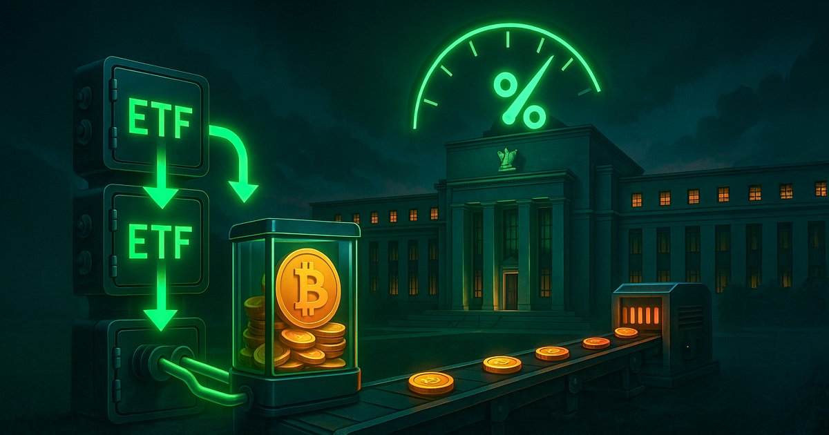 wp header logo 1109 Next week’s rate cut to unleash billions in daily inflows for Bitcoin ETFs