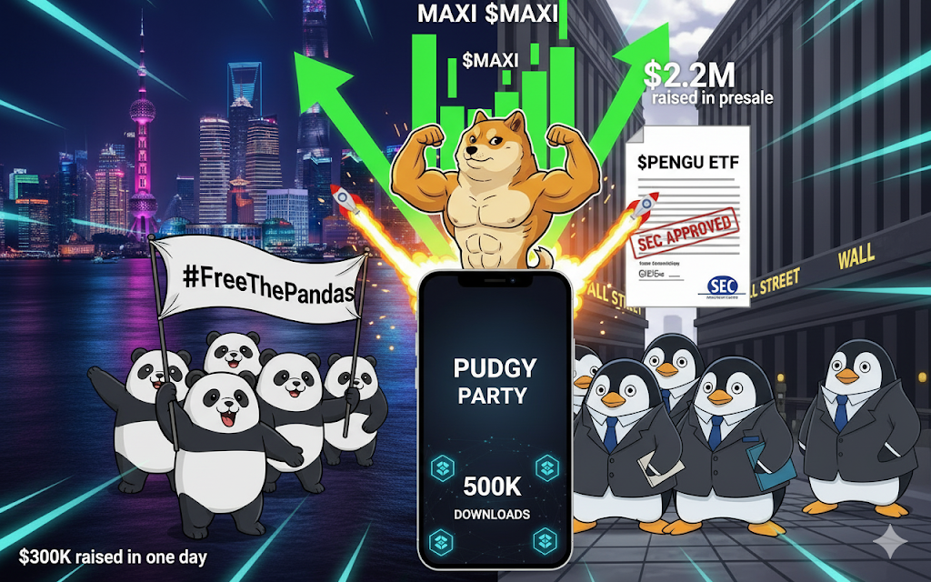 wp header logo 1629 Viral Meme Coin Pudgy Pandas Sparks Maxi Doge Presale to Soar Beyond $2M