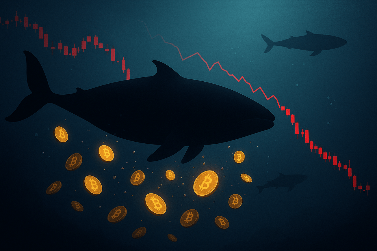 wp header logo 2344 Bitcoin Whales Sell 147,000 BTC Since August, Fastest Selloff Of Cycle