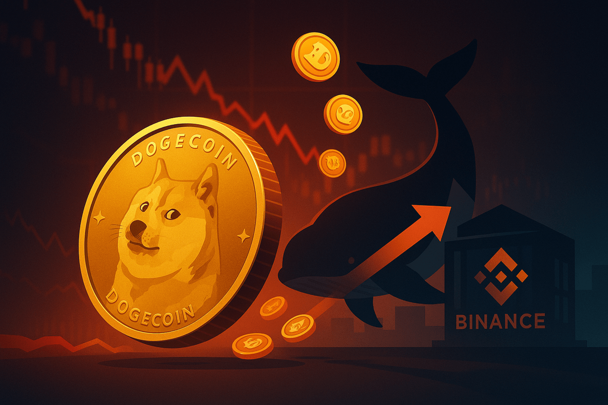 wp header logo 2482 Dogecoin Down 18%, But Whale Withdraws 122 Million DOGE From Binance