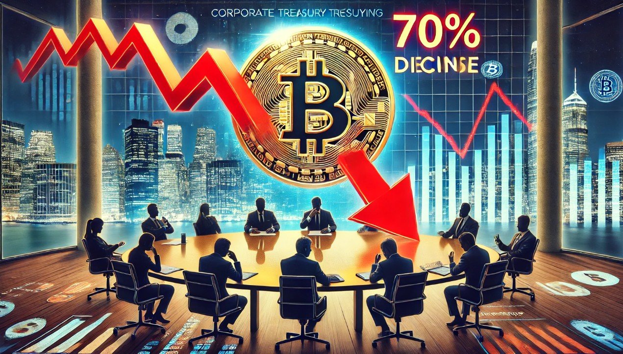 wp header logo 2598 70% Decline In Corporate Crypto Treasury Buying: What’s Going On?