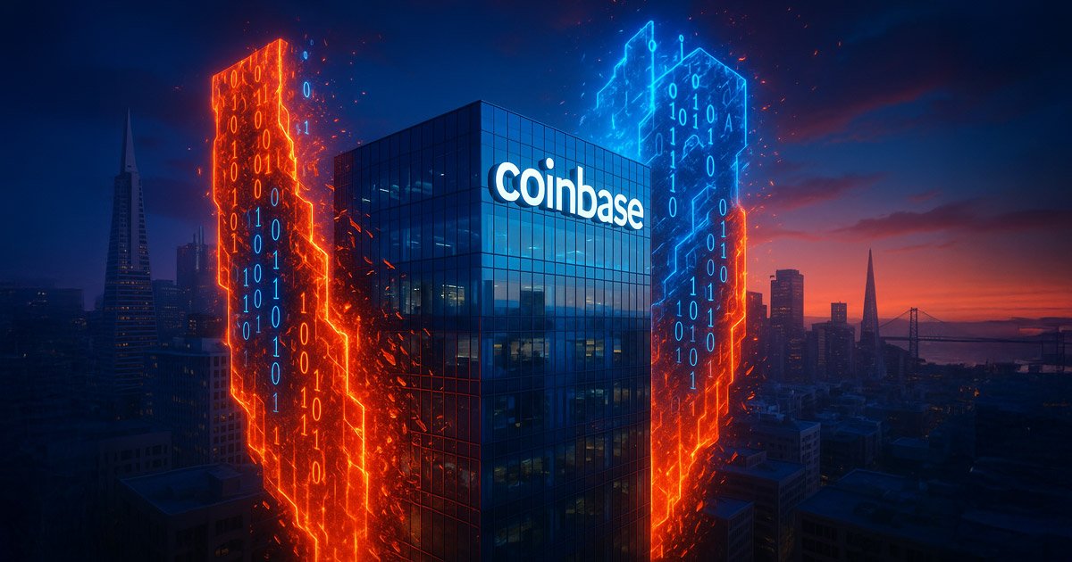 wp header logo 404 Coinbase CEO reveals 40% of the company’s code is AI generated as critics label it a ‘red flag’