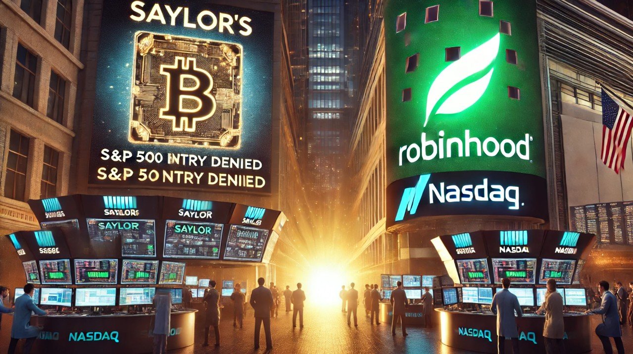 wp header logo 570 BREAKING: Saylor’s Strategy Misses S&P 500 Inclusion, Robinhood Takes Spotlight