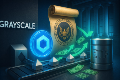 wp header logo 741 Grayscale files to convert $30 million Chainlink trust into staking ETF on NYSE Arca