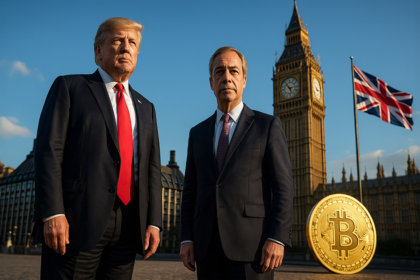 wp header logo 1292 Nigel Farage attempts to copy £5B Trump crypto script, without his levers or power