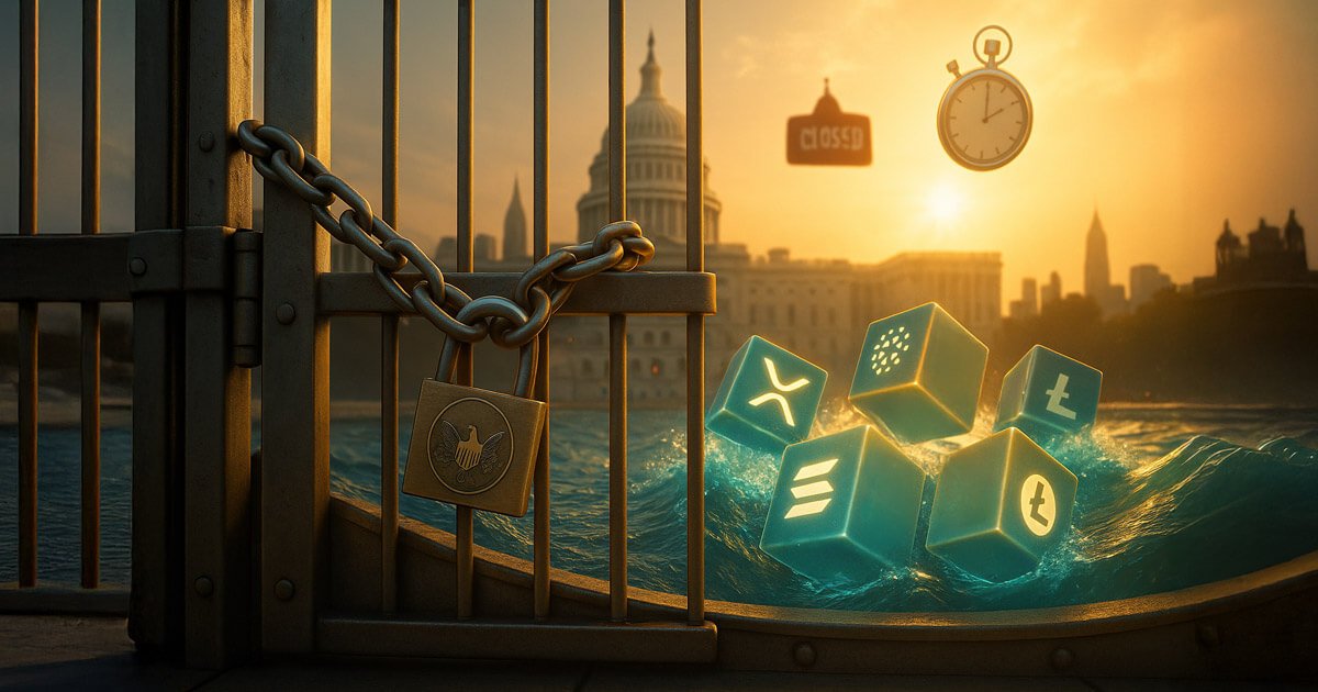 wp header logo 162 US Government shutdown freezes SEC reviews, altcoin ETF floodgates remain shut