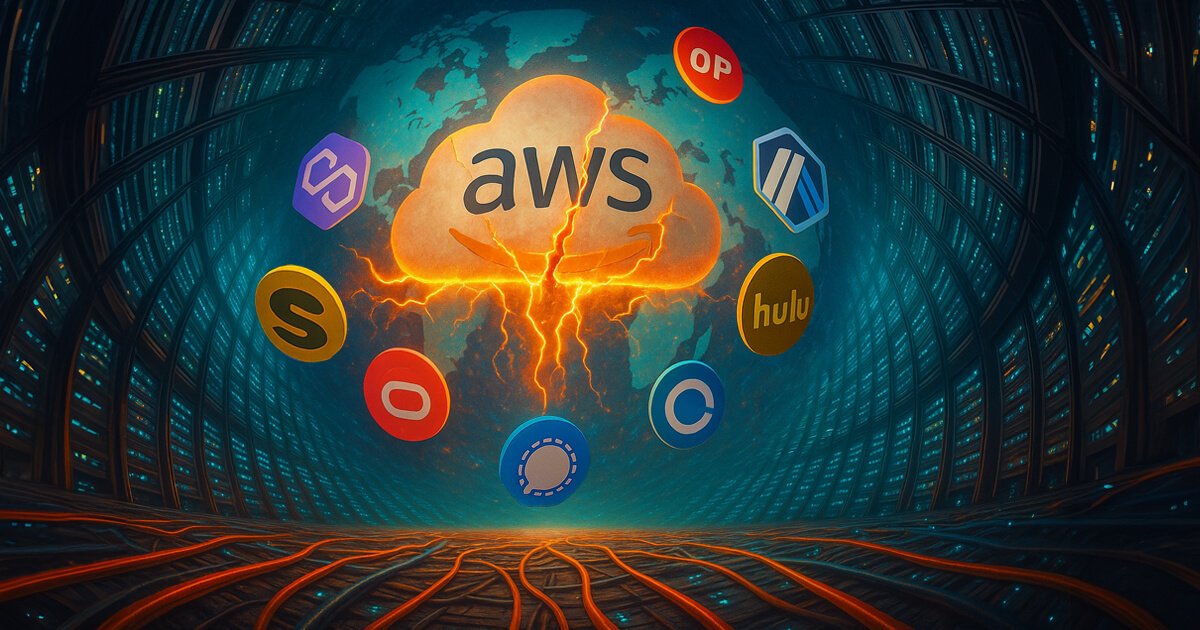 wp header logo 1766 How today’s AWS glitch took down Coinbase, ETH L2s, and half the internet