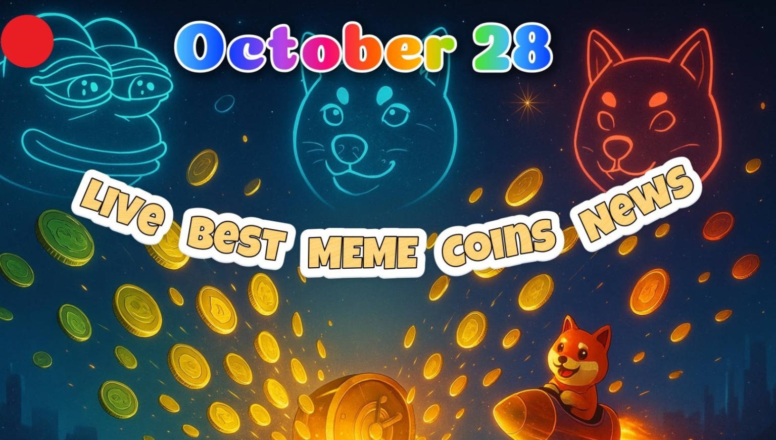 wp header logo 2438 Best Meme Coins Live News Today: Latest Degen Alpha & Market Updates (October 28)