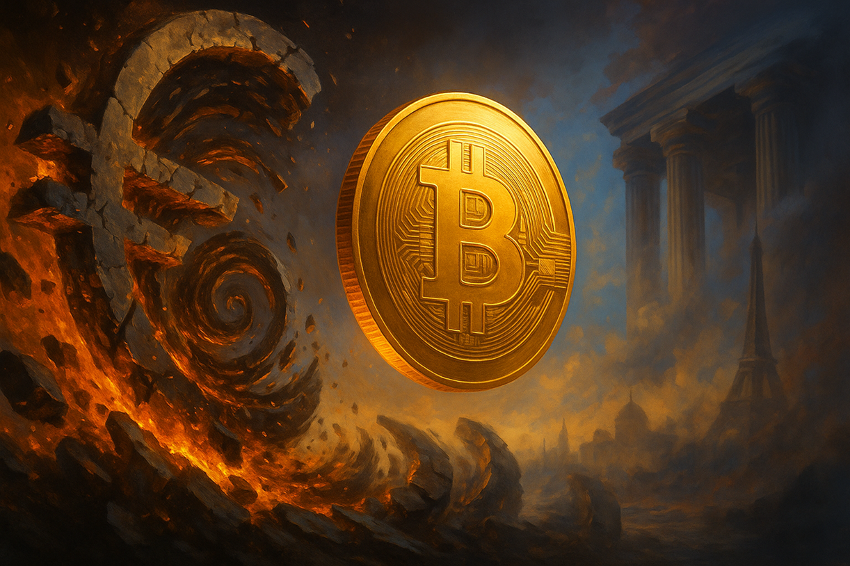 wp header logo 246 Euro’s Death Spiral Makes Bitcoin The New Reserve: Arthur Hayes