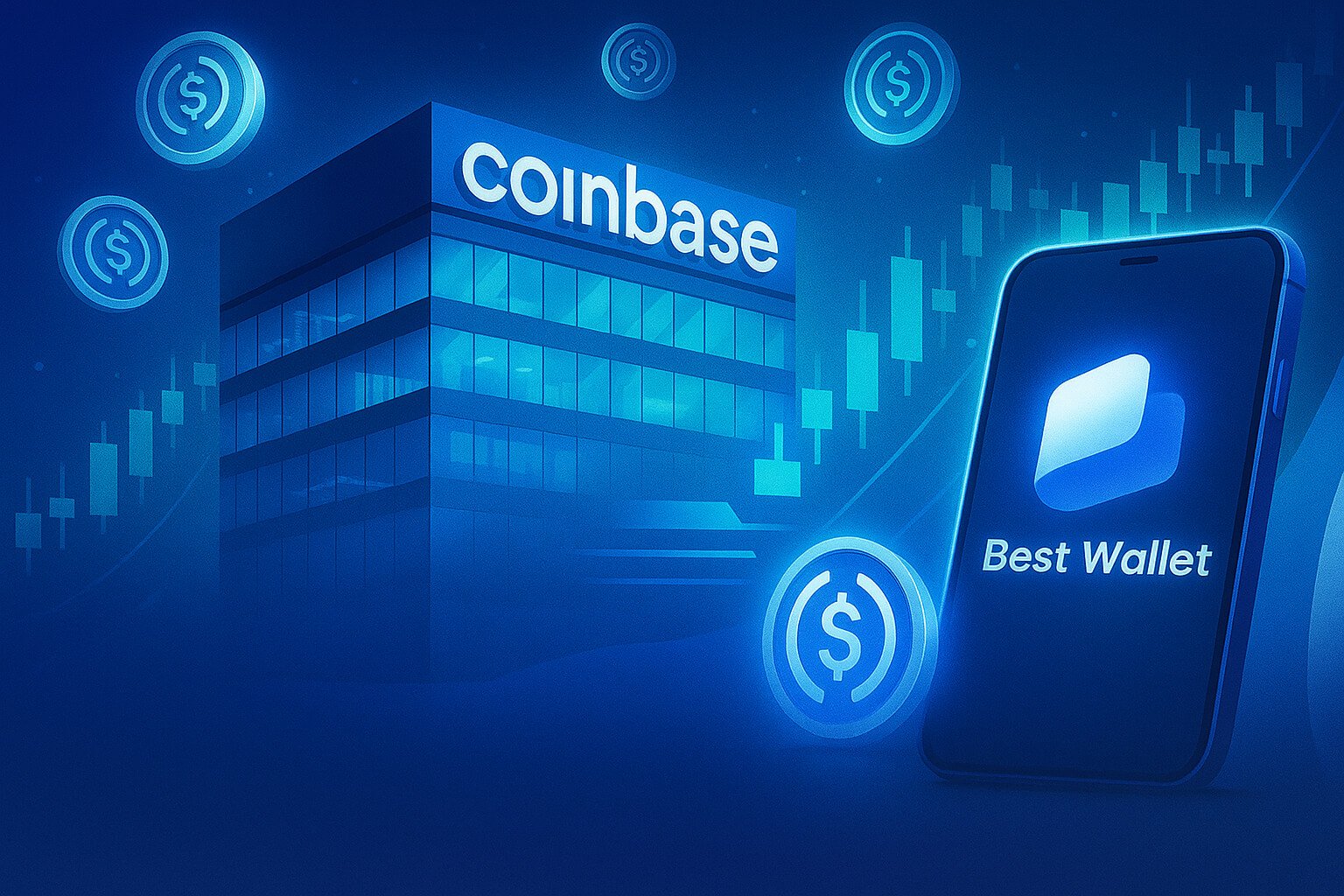 wp header logo 2764 Coinbase Reports $433M Profit Thanks to Stablecoin Growth – Best Wallet Token Crosses $16.7M