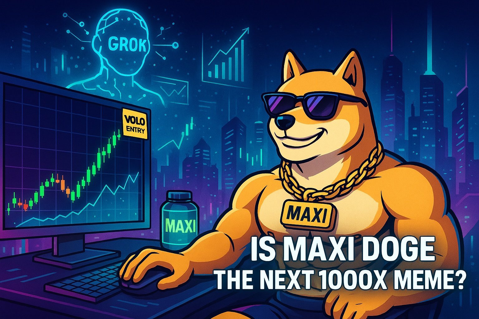 wp header logo 312 Grok Predicts Dogecoin Price: Is Maxi Doge the Next 1000x Crypto to Explode?